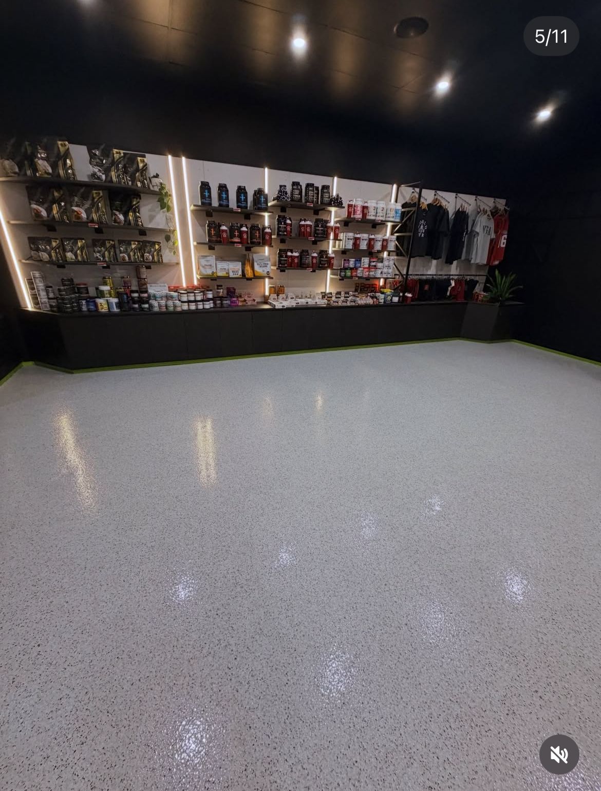 Pearl Flake epoxy vloer
