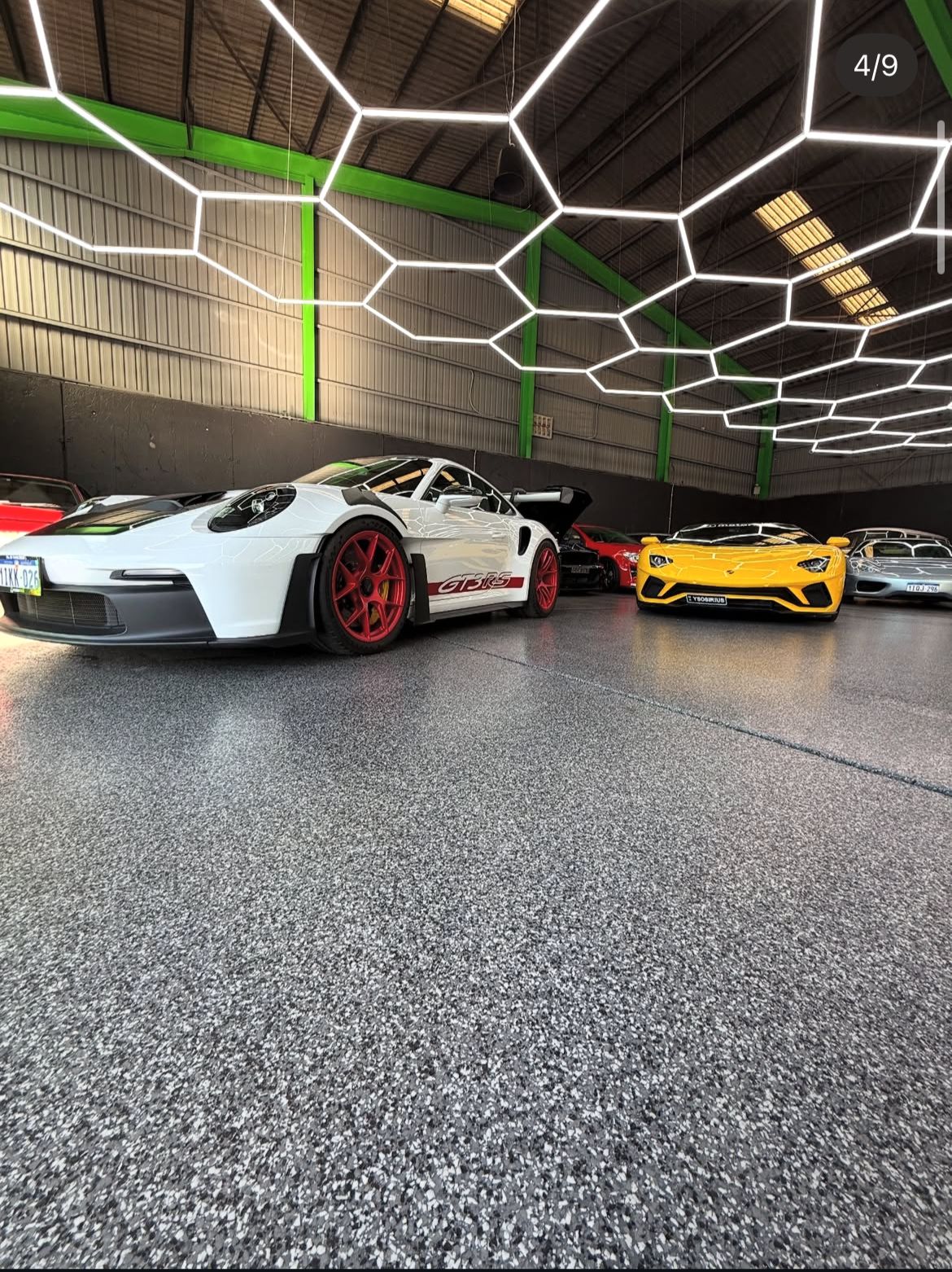 Showroom Flake epoxy vloer